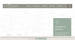 Desktop Screenshot of landhaus-santer.at